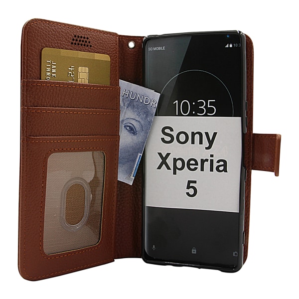 New Standcase Wallet Sony Xperia 5 Svart
