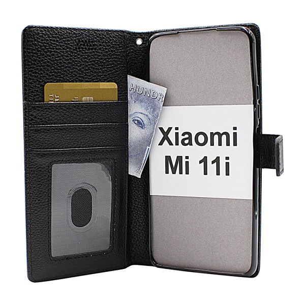 New Standcase Wallet Xiaomi Mi 11i Ljusblå