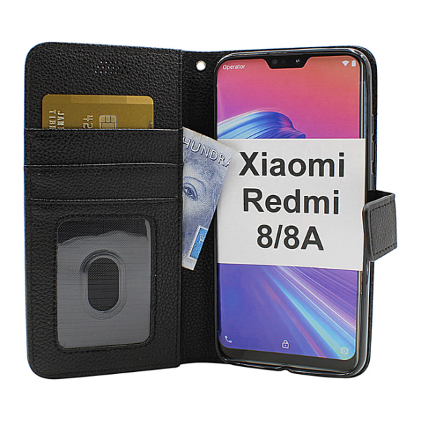 New Standcase Wallet Xiaomi Redmi 8/8A Ljusblå