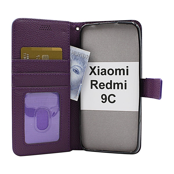 New Standcase Wallet Xiaomi Redmi 9C Lila