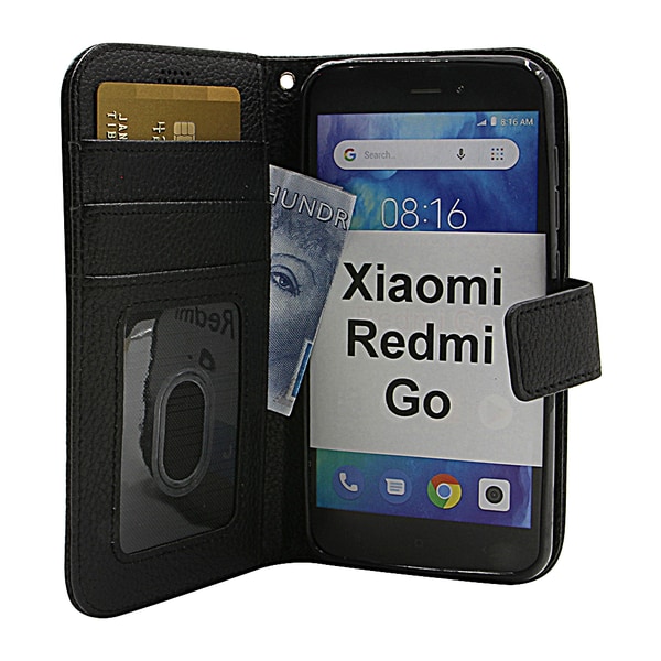 New Standcase Wallet Xiaomi Redmi Go Svart