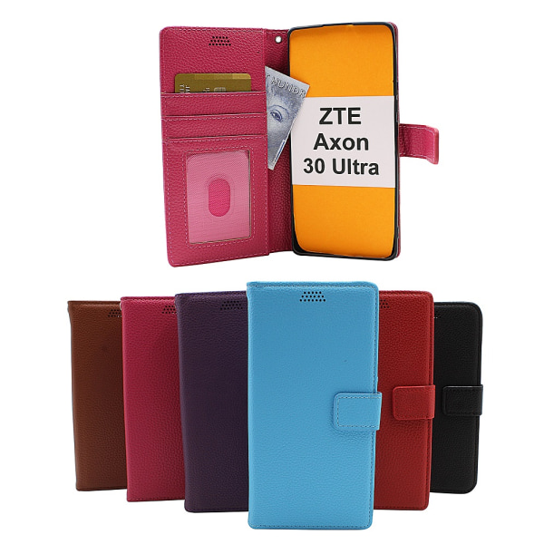 New Standcase Wallet ZTE Axon 30 Ultra 5G Hotpink