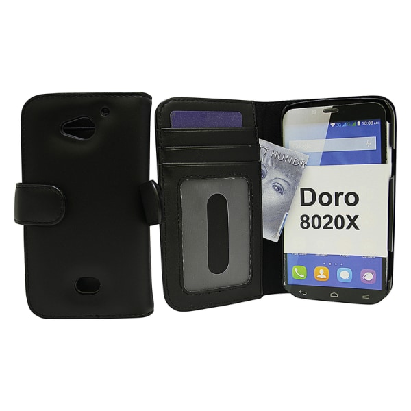 Plånboksfodral Doro 8020X Hotpink