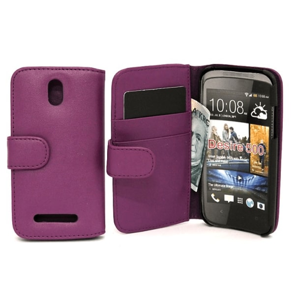 Plånboksfodral HTC Desire 500 Ljusrosa