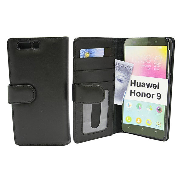 Plånboksfodral Huawei Honor 9 (STF-L09) Hotpink