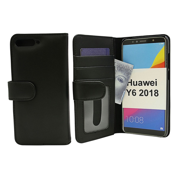 Plånboksfodral Huawei Y6 2018 Svart