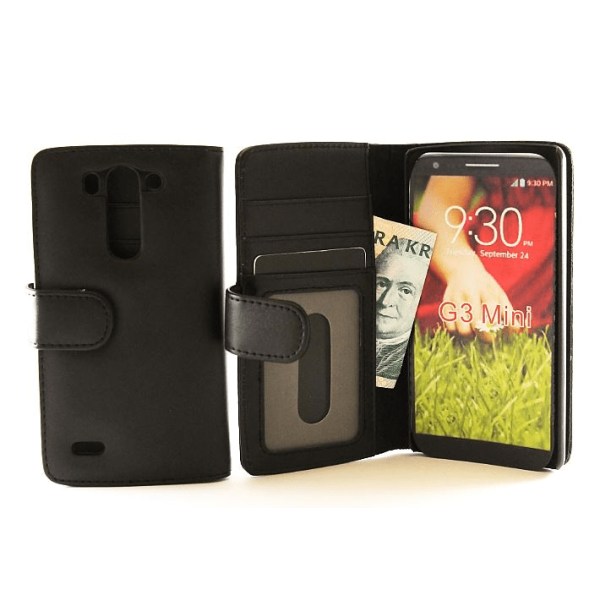 Plånboksfodral med 3 Fickor, LG G3 S (D722) Hotpink