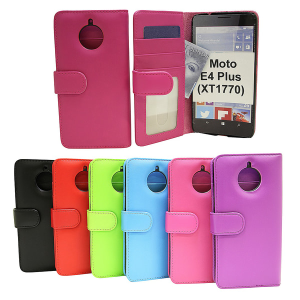 Plånboksfodral Moto E4 Plus (XT1770 / XT1771) Lila