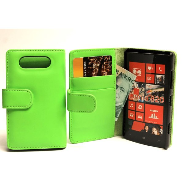 Plånboksfodral Nokia Lumia 820 Ljusblå