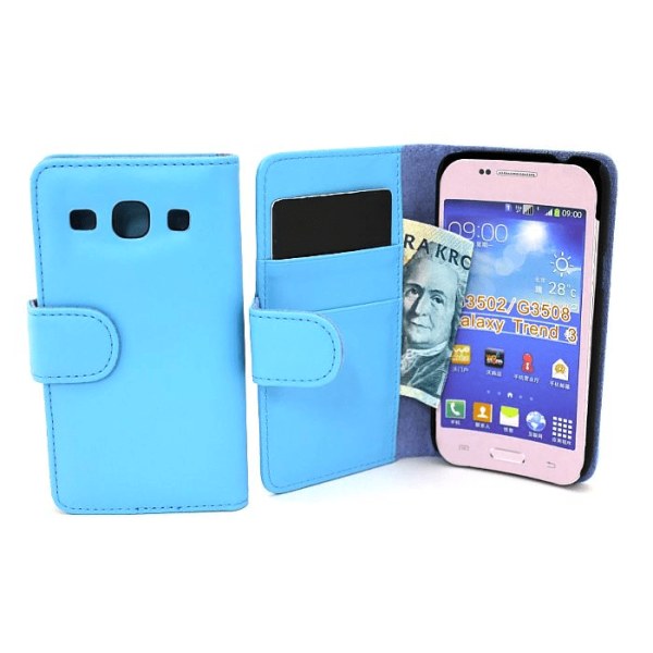 Plånboksfodral Samsung Galaxy Core Plus (G3500) Hotpink