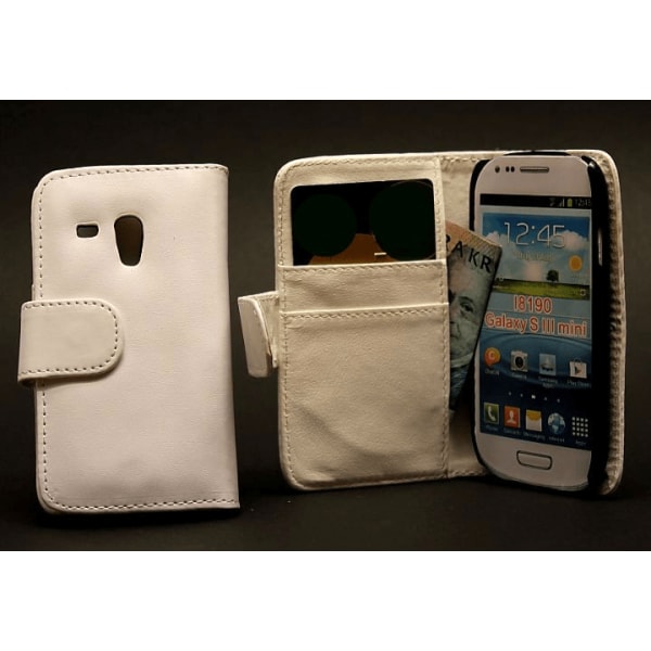 Plånboksfodral Samsung Galaxy S3 Mini Vit