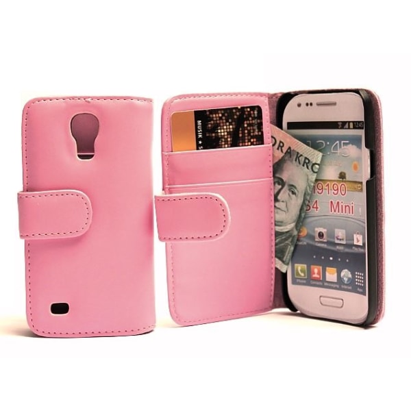 Plånboksfodral Samsung Galaxy S4 Mini (i9195/i9190) Vit