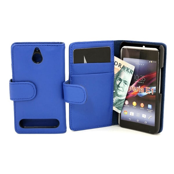 Plånboksfodral Sony Xperia E1 (D2005) Ljusblå