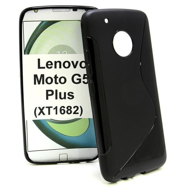S-Line skal Lenovo Moto G5 Plus (XT1683) Svart