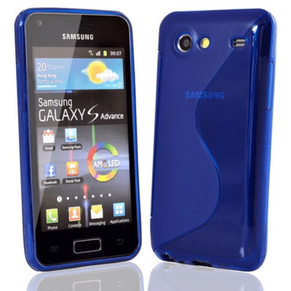 S-line skal Samsung Galaxy S Advance Svart