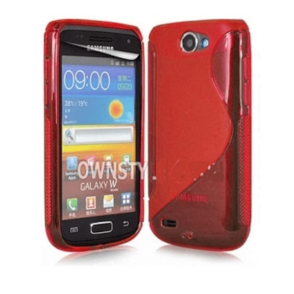 S-Line skal Samsung Galaxy W (i8150) Röd