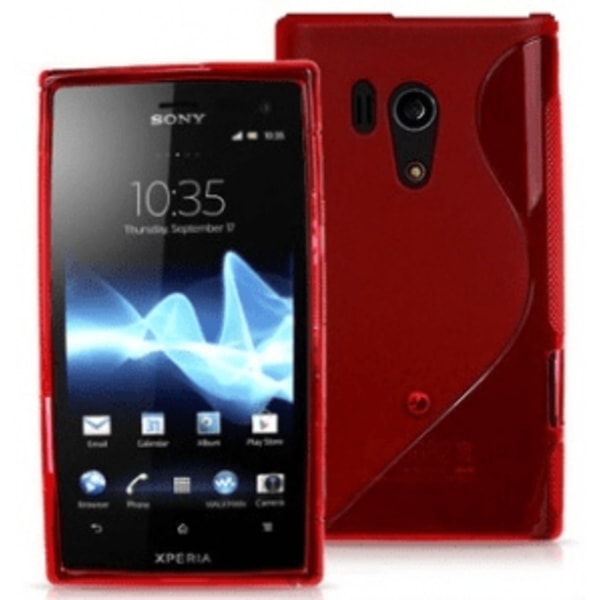 S-line skal Sony Xperia Acro S (LT26w) Röd