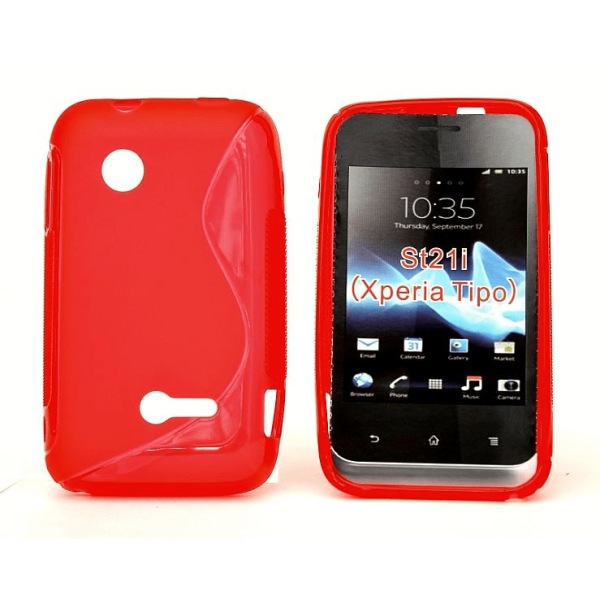 S-line skal Sony Xperia Tipo ST21i Hotpink