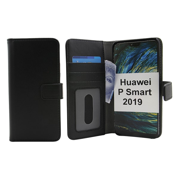 Skimblocker Magnet Wallet Huawei P Smart 2019 Vit