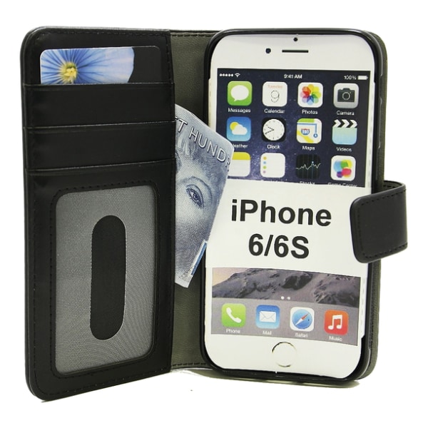 Skimblocker Magnet Wallet iPhone 6/6s Lila