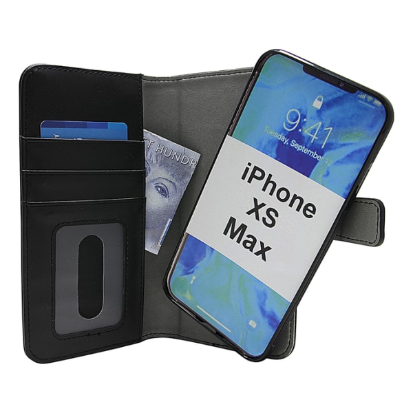 Skimblocker Magnet Wallet iPhone Xs Max Svart