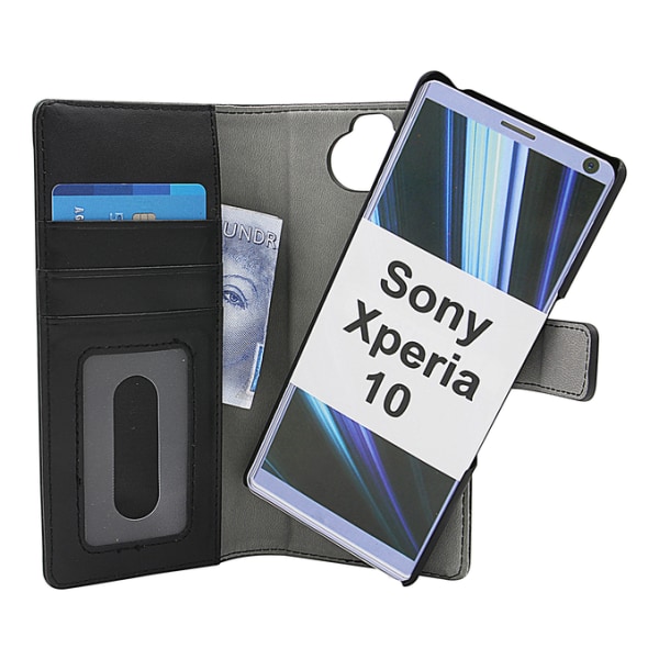 Skimblocker Magnet Wallet Sony Xperia 10 Hotpink