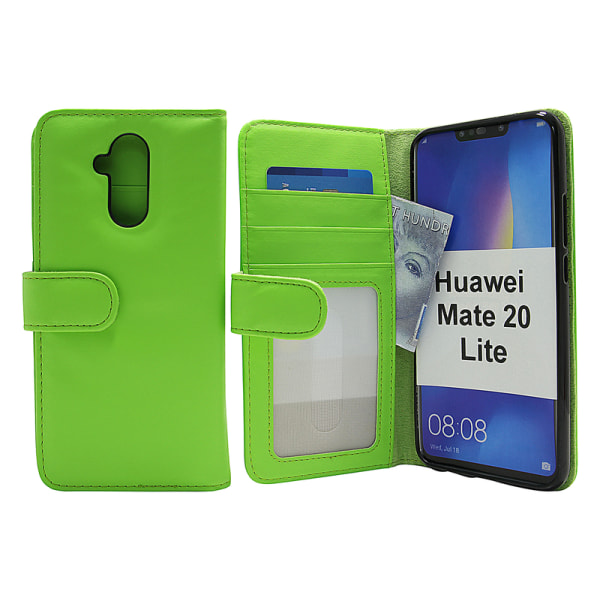 Skimblocker Plånboksfodral Huawei Mate 20 Lite Grön