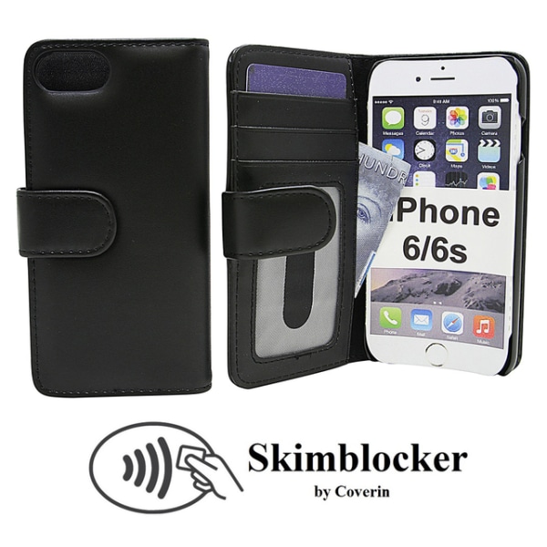 Skimblocker Plånboksfodral iPhone 6/6s Grön