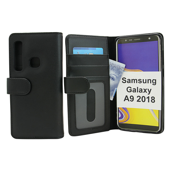 Skimblocker Plånboksfodral Samsung Galaxy A9 2018 (A920F) Lila