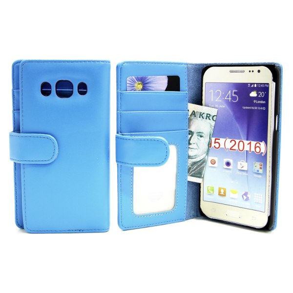 Skimblocker Plånboksfodral Samsung Galaxy J5 2016 (J510F) Ljusblå