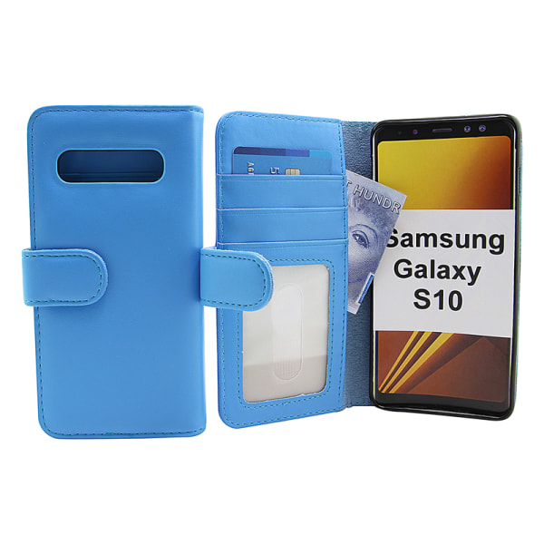 Skimblocker Plånboksfodral Samsung Galaxy S10 Lila