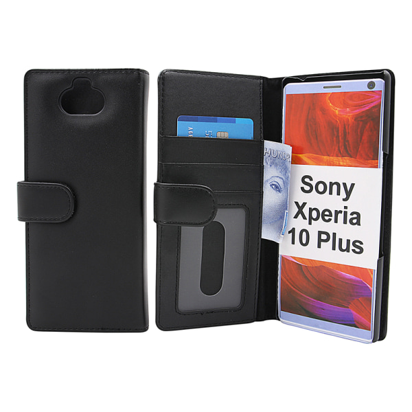 Skimblocker Plånboksfodral Sony Xperia 10 Plus Svart