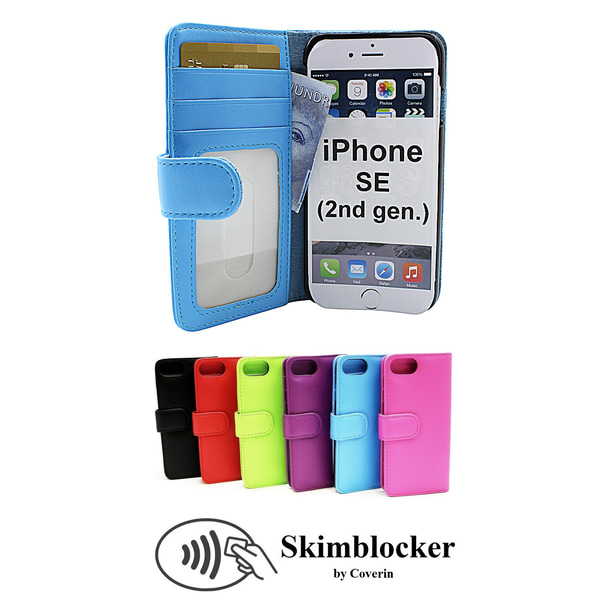 Skimblocker Wallet iPhone SE (2nd Generation) Grön G643