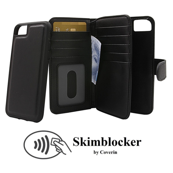 Skimblocker XL Magnet Wallet iPhone 7 Brun G672