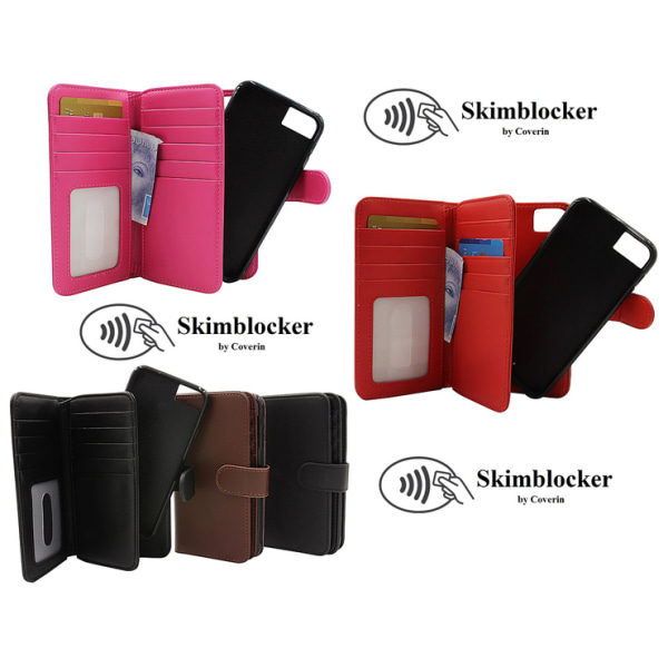 Skimblocker XL Magnet Wallet iPhone SE (2nd Generation) Hotpink