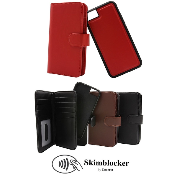 Skimblocker XL Magnet Wallet iPhone SE (2nd Generation) Hotpink