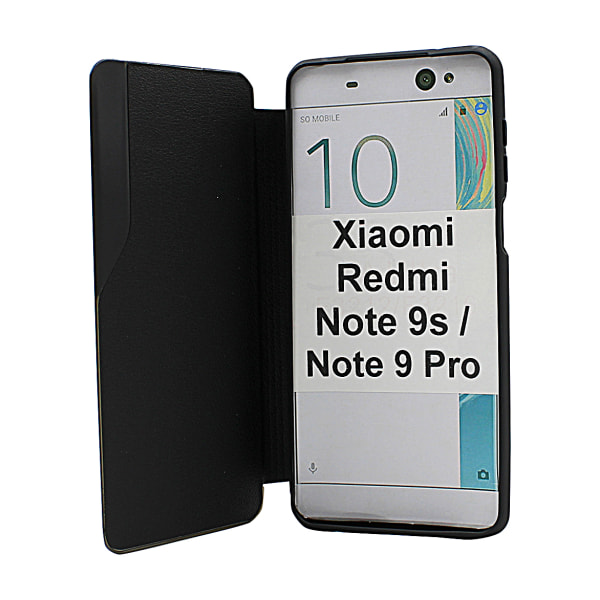 Smart Flip Cover Xiaomi Redmi Note 9s / Note 9 Pro Röd