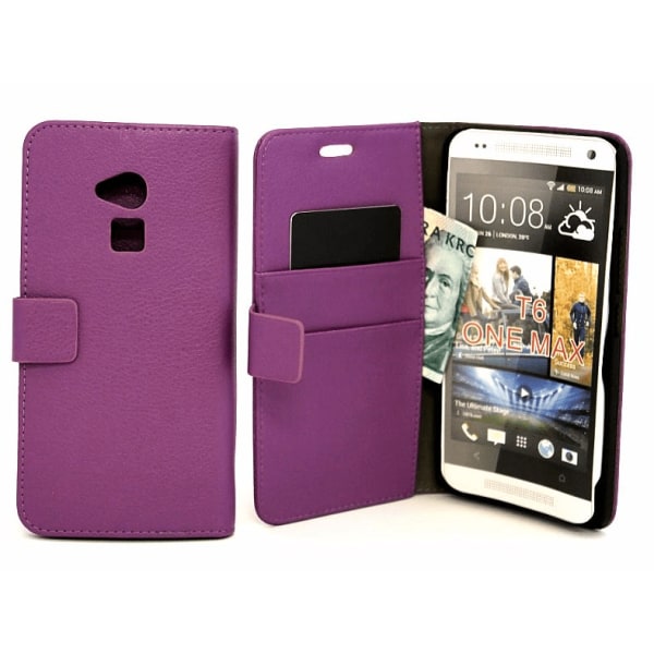 Standcase plånboksfodral HTC One Max (T6) Lila