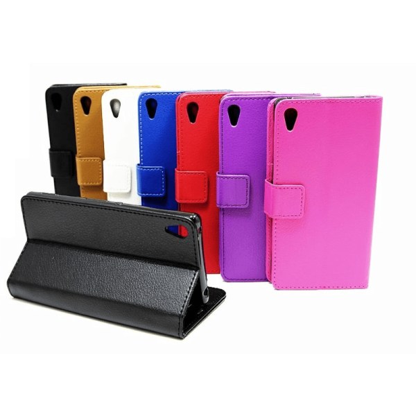 Standcase TPU wallet Sony Xperia Z3+ (E6553) Hotpink