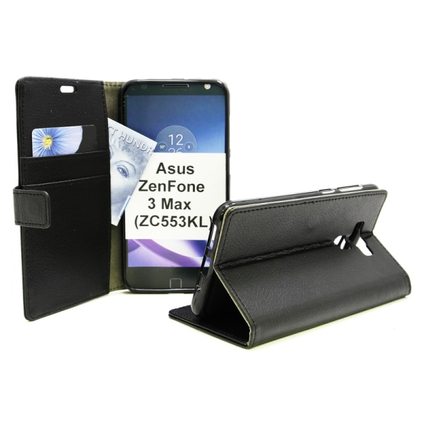 Standcase Wallet Asus ZenFone 3 Max (ZC553KL) Brun