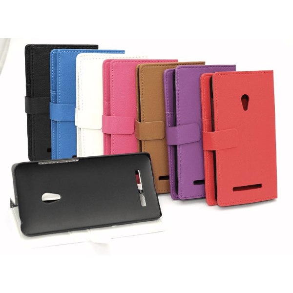 Standcase Wallet Asus Zenfone 5 Lila