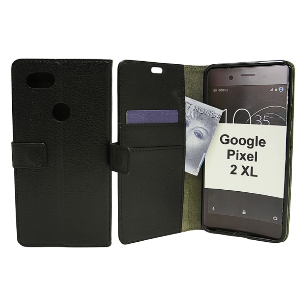 Standcase Wallet Google Pixel 2 XL Brun