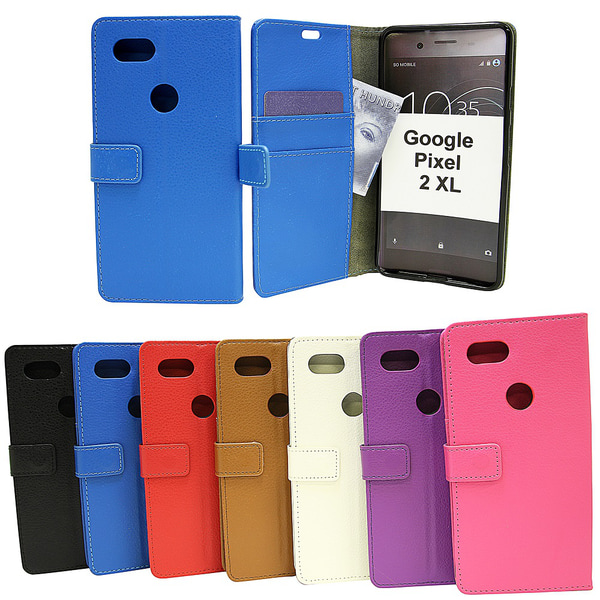 Standcase Wallet Google Pixel 2 XL Brun