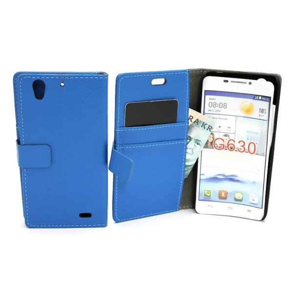 Standcase wallet Huawei Ascend G630 Brun