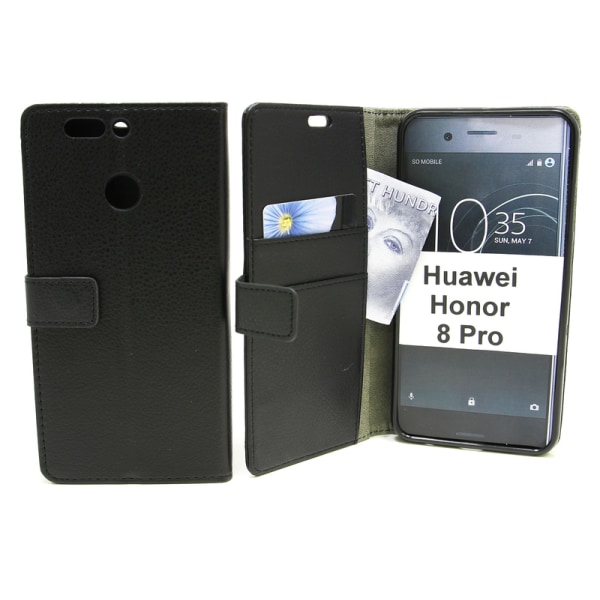 Standcase Wallet Huawei Honor 8 Pro Svart