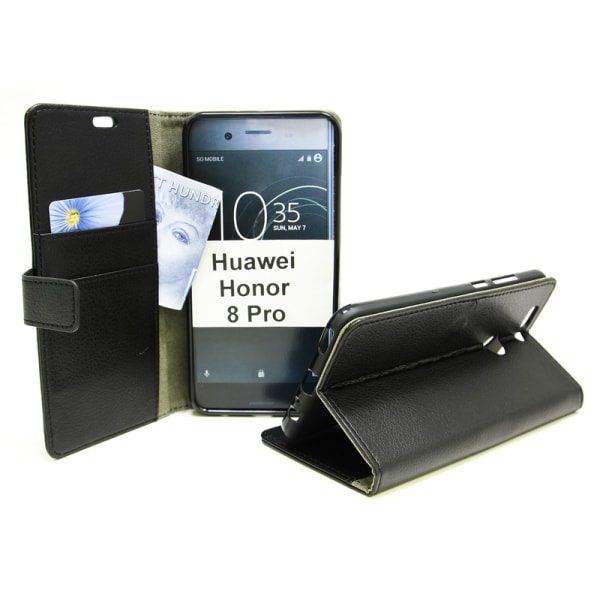 Standcase Wallet Huawei Honor 8 Pro Svart