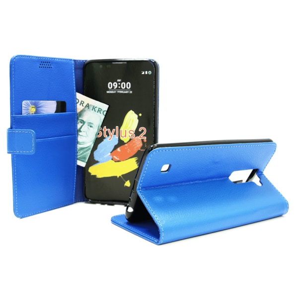 Standcase Wallet LG Stylus 2 (K520) Hotpink