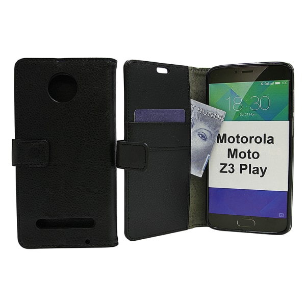 Standcase Wallet Motorola Moto Z3 Play Hotpink