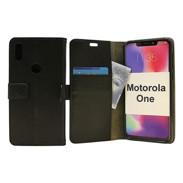 Standcase Wallet Motorola One Vit