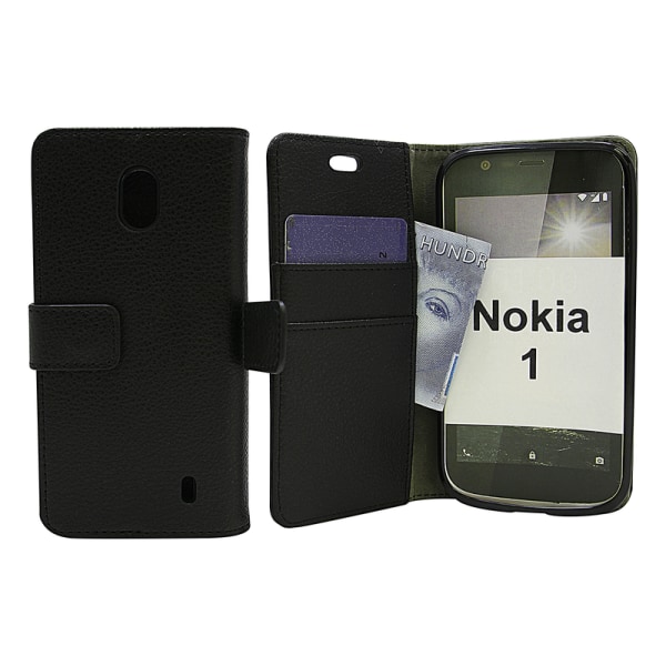 Standcase Wallet Nokia 1 Blå